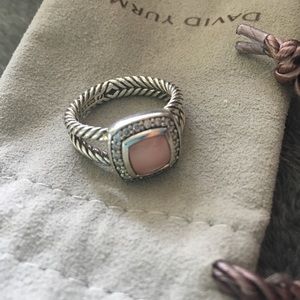 David Yurman Pink stone ring